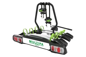 Multipa (ledönthető, autóra zárható) kerékpárszállító-4 db kerékpárhoz